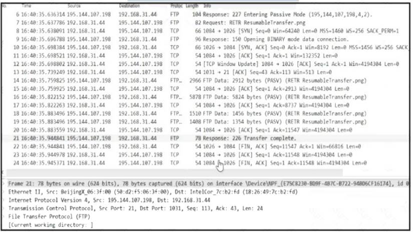 200-201 dumps exhibit