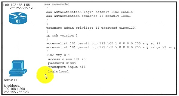 300-410 dumps exhibit