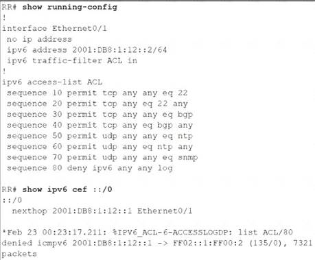 300-410 dumps exhibit