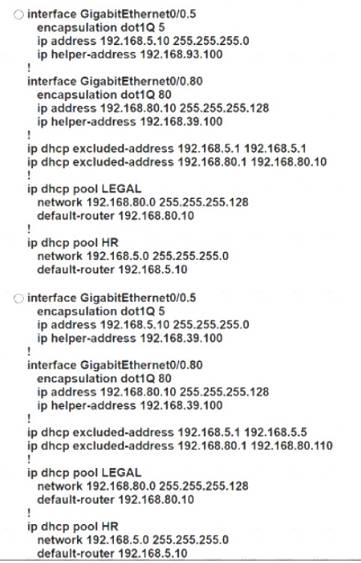 300-410 dumps exhibit