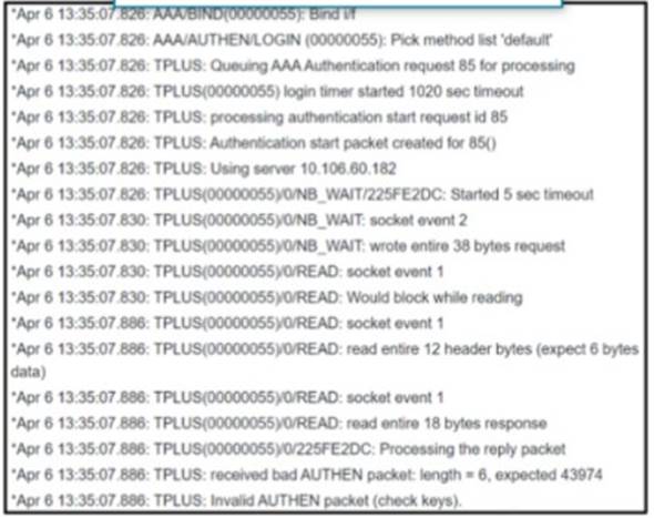 350-401 dumps exhibit