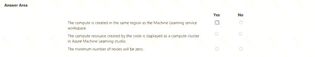 DP-100 dumps exhibit