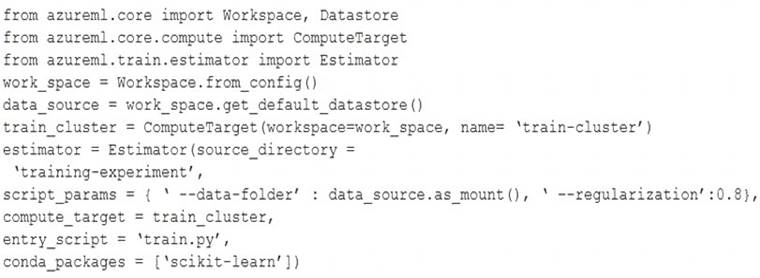 DP-100 dumps exhibit