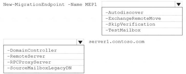 MS-203 dumps exhibit