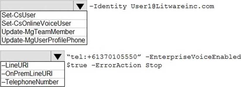 MS-721 dumps exhibit