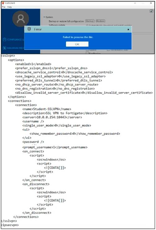 NSE5_FCT-7.0 dumps exhibit