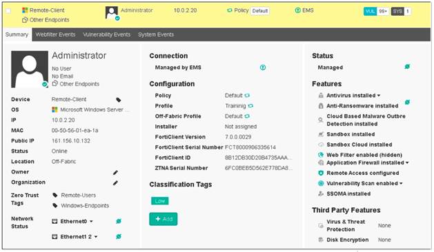 NSE5_FCT-7.0 dumps exhibit